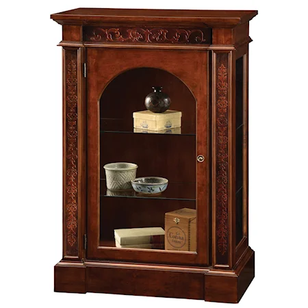 Traditional Copper Relief Console Cabinet